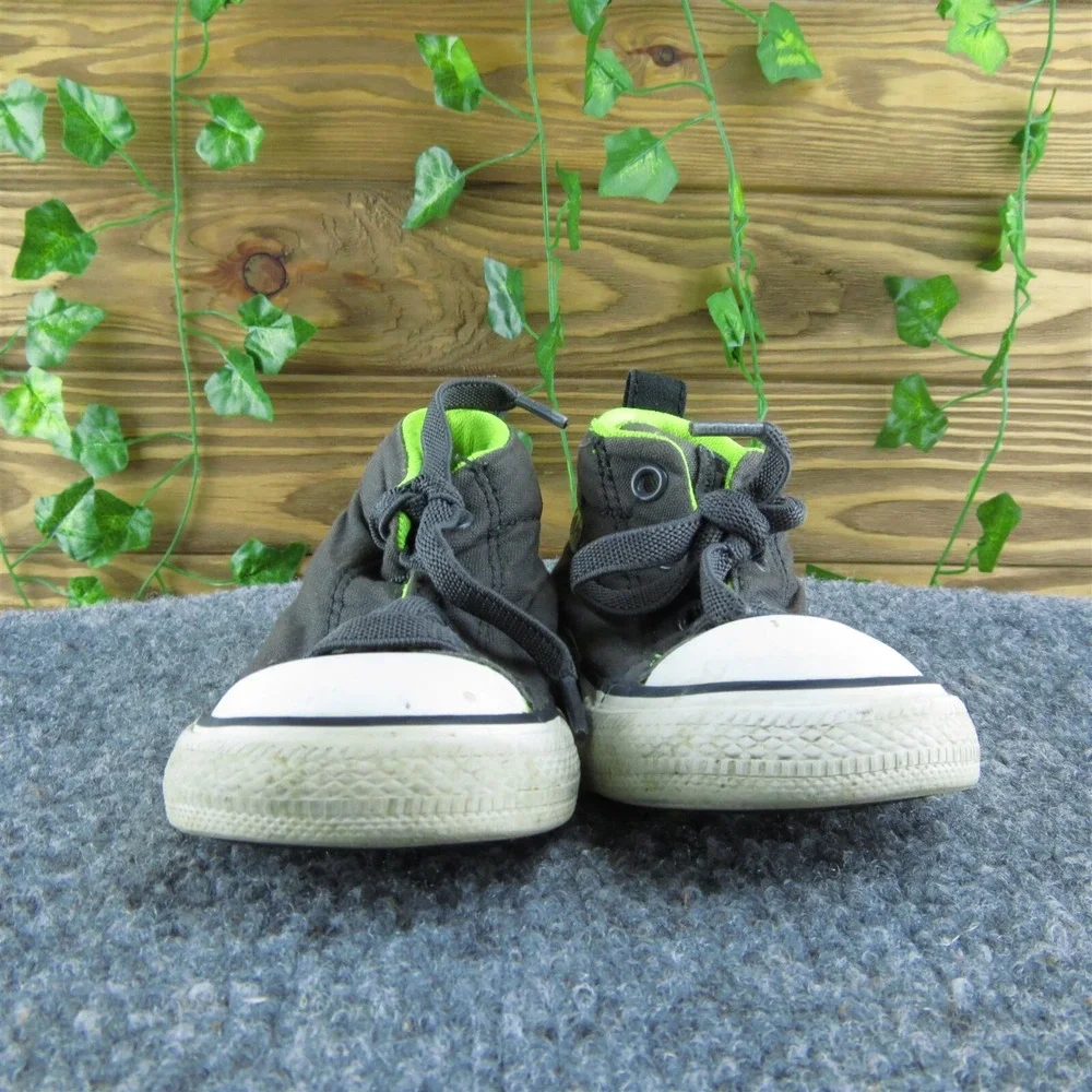 Converse Boys Sneaker Size T 6 Medium Shoes Gray Fabric Lace‎ Up
